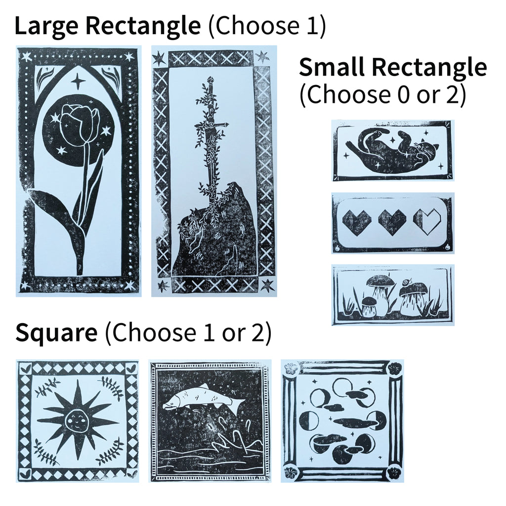 Custom Tiled Block Print image 2