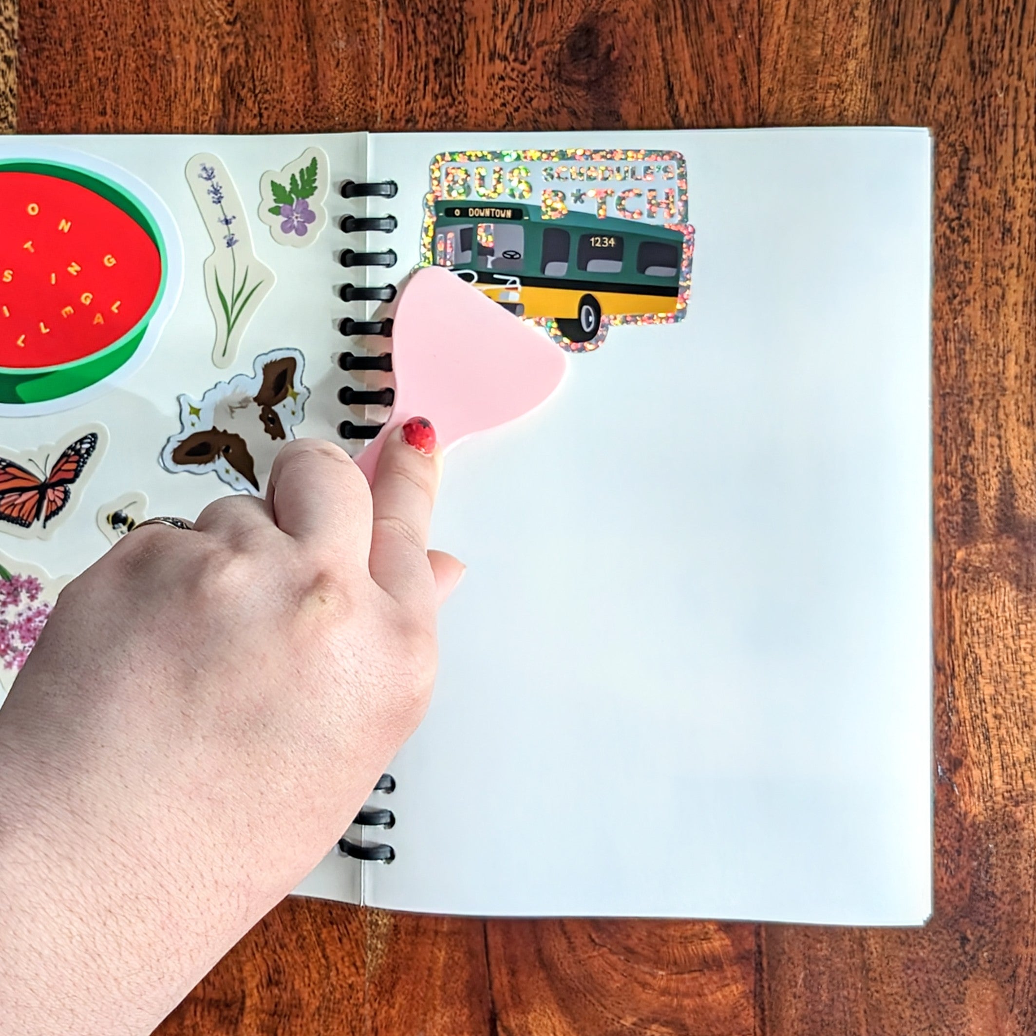 Composition Sticker Book - Reusable Sticker Storage image 4