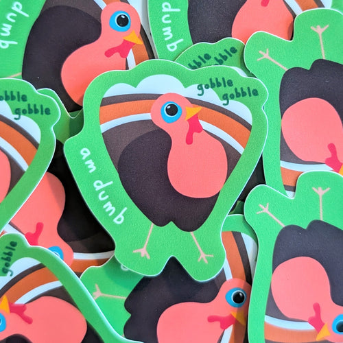 Am Dumb Sticker  image 1