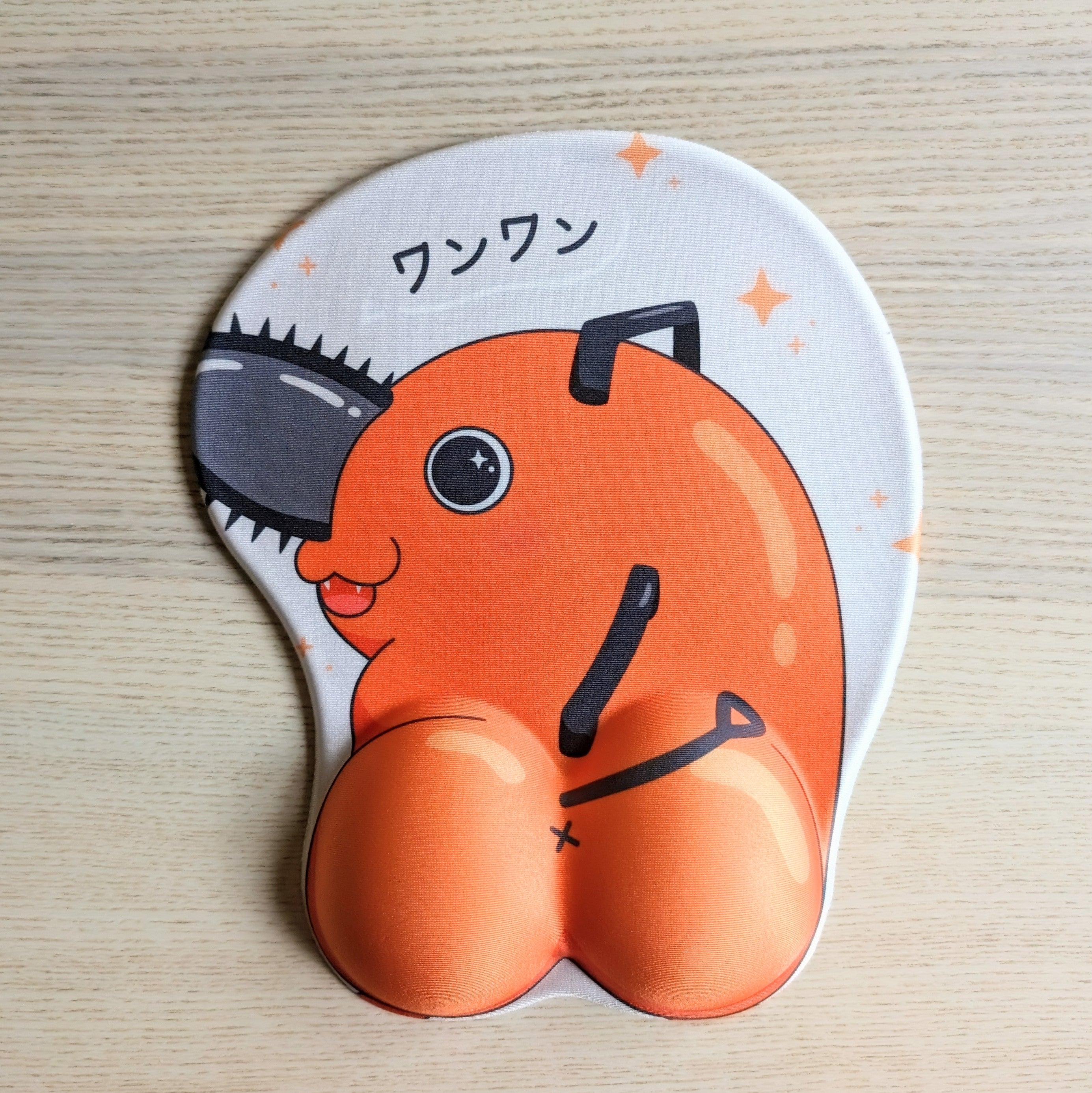 Chainsaw Man Pochita - 3D ergonomic mousepad image 3