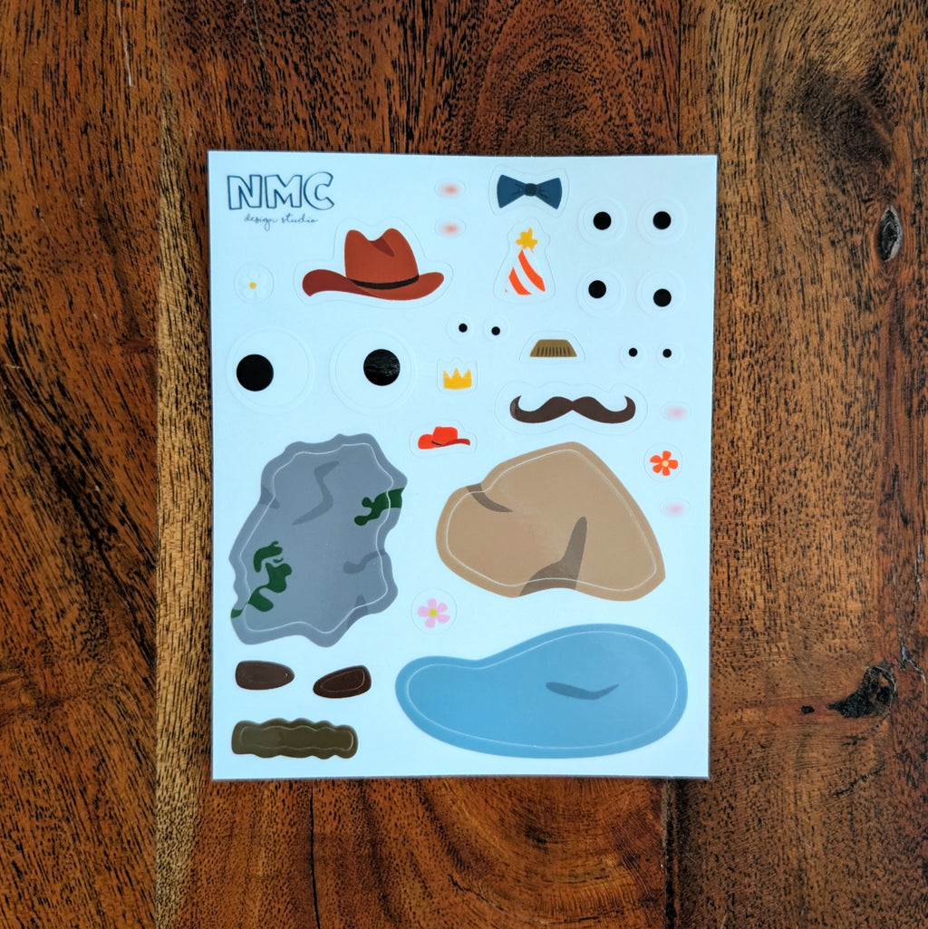 Pet Rock Sticker Sheet image 0