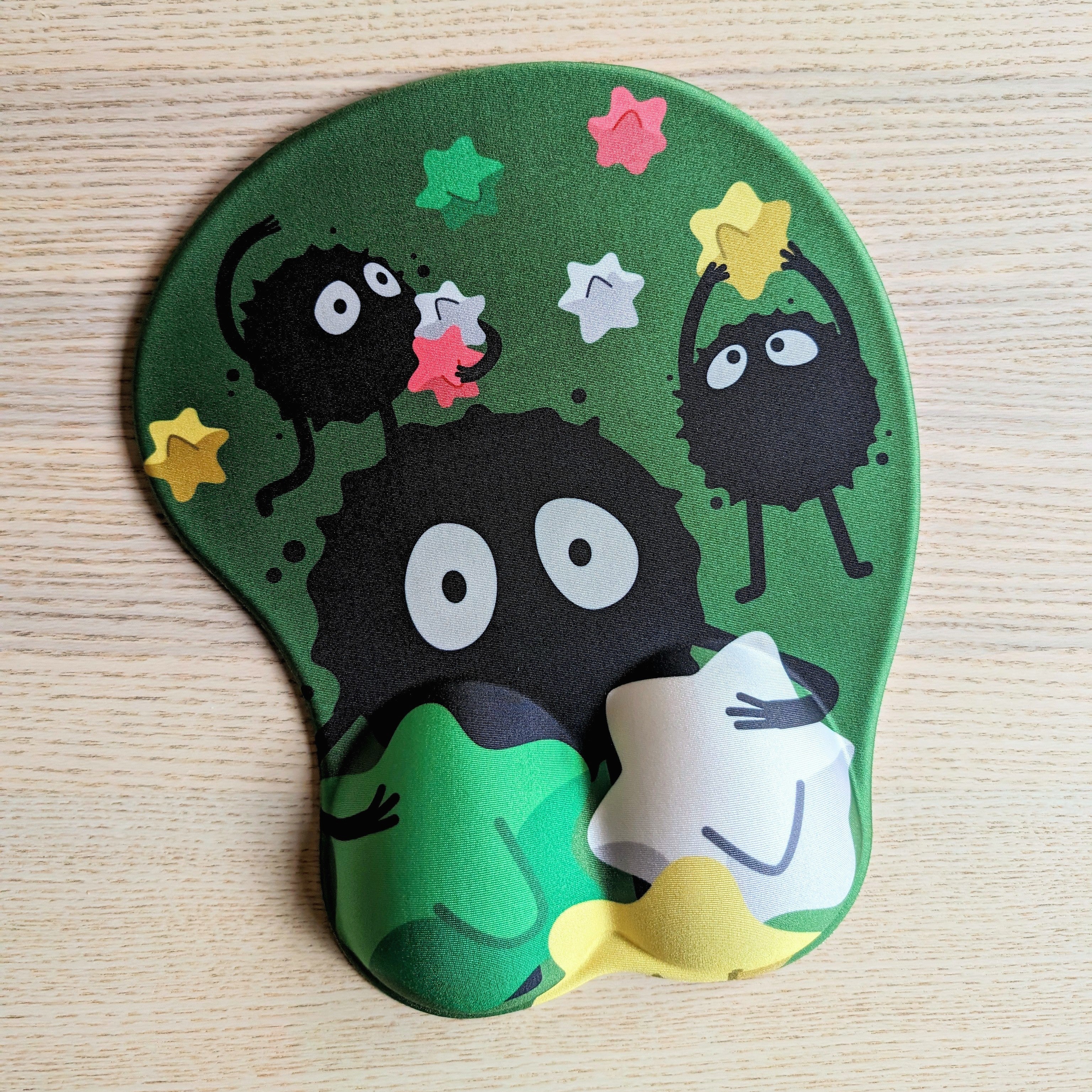 Ghibli Soot Sprite - 3D ergonomic mousepad image 3