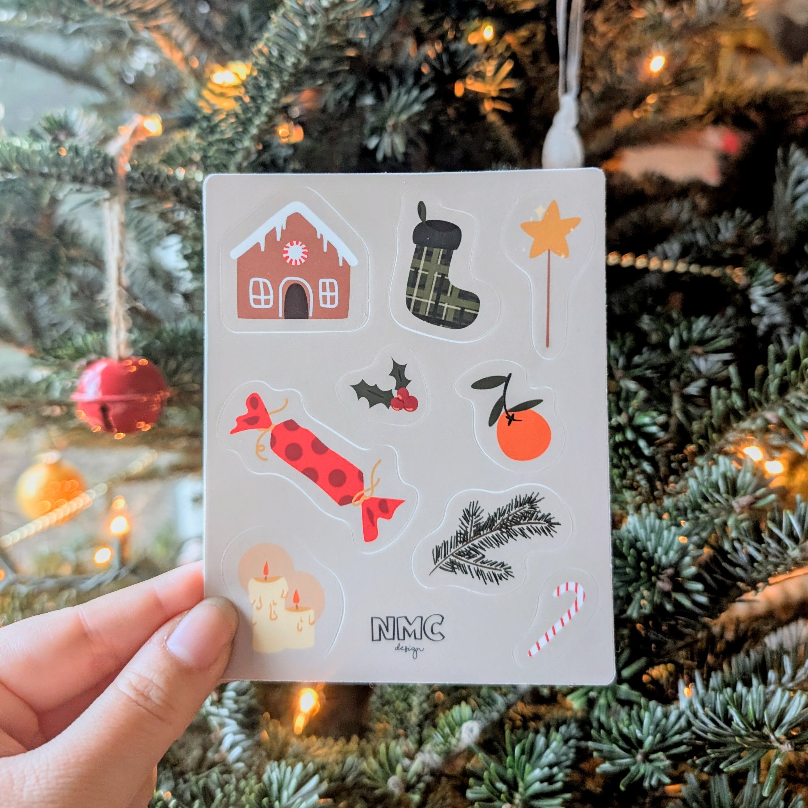 Holidays Vinyl Sticker Sheet - Christmas and Winter 2025 image 4