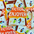 Fiction or Non-Fiction Enjoyer - Book Lover Vinyl Sticker