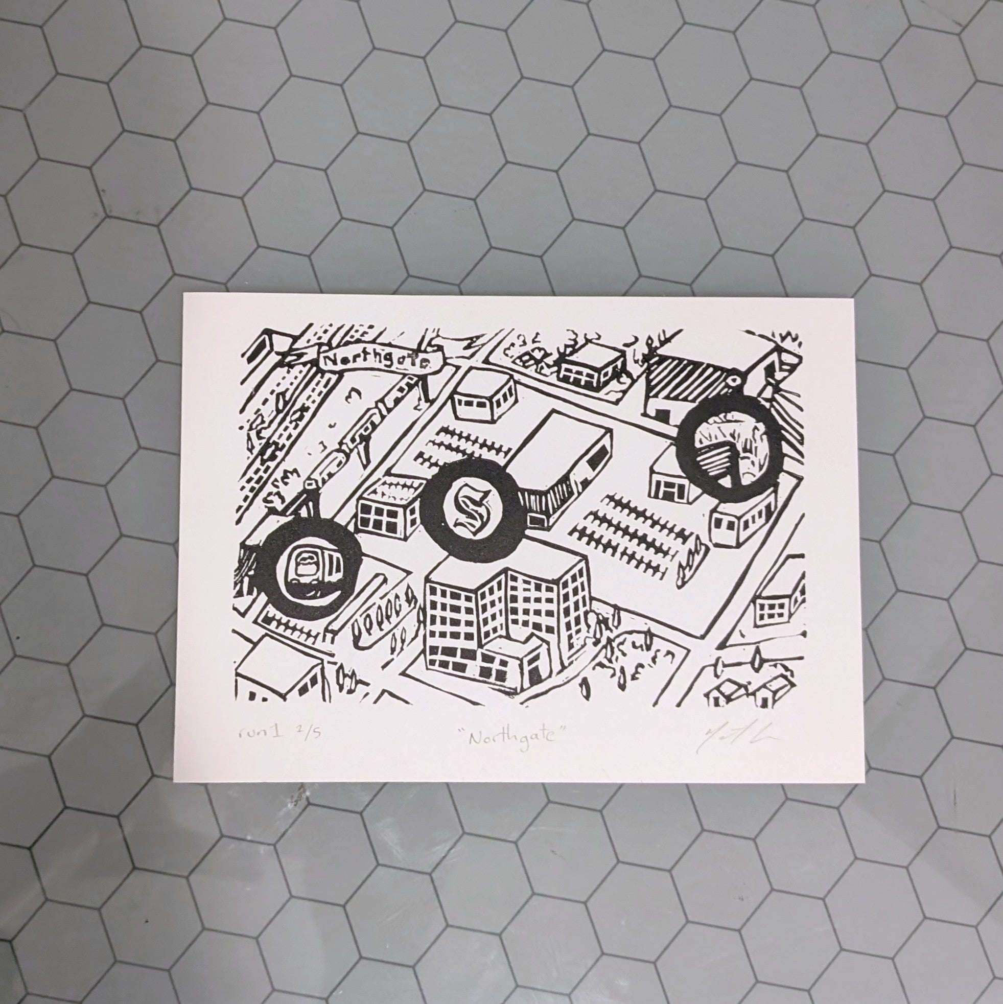 Seattle Neighborhood Block Prints