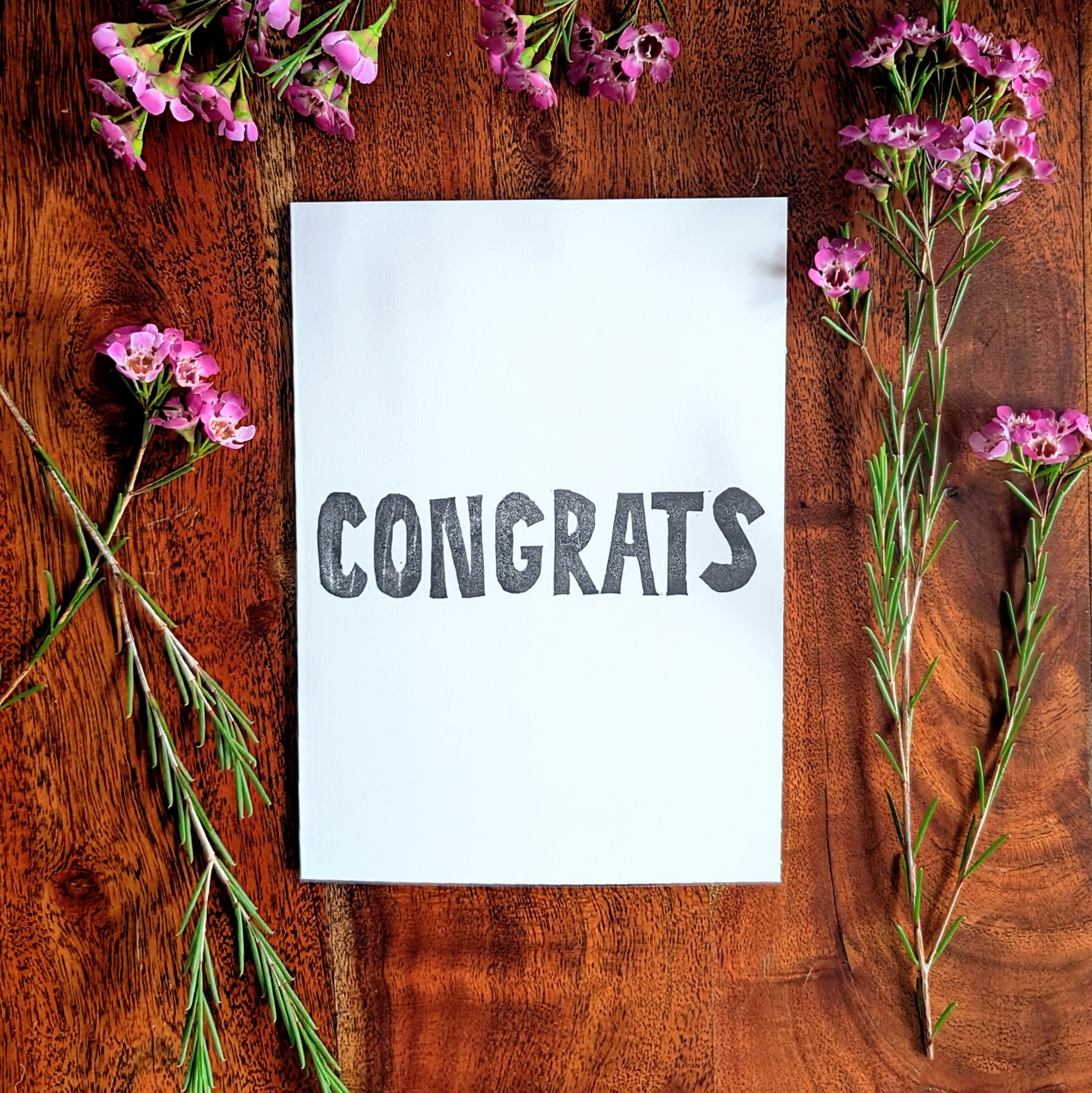 Congrats Moron - Rude Congratulation Card