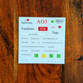 Safe for Work Fanfiction Sticker Sheet - Matte Vinyl