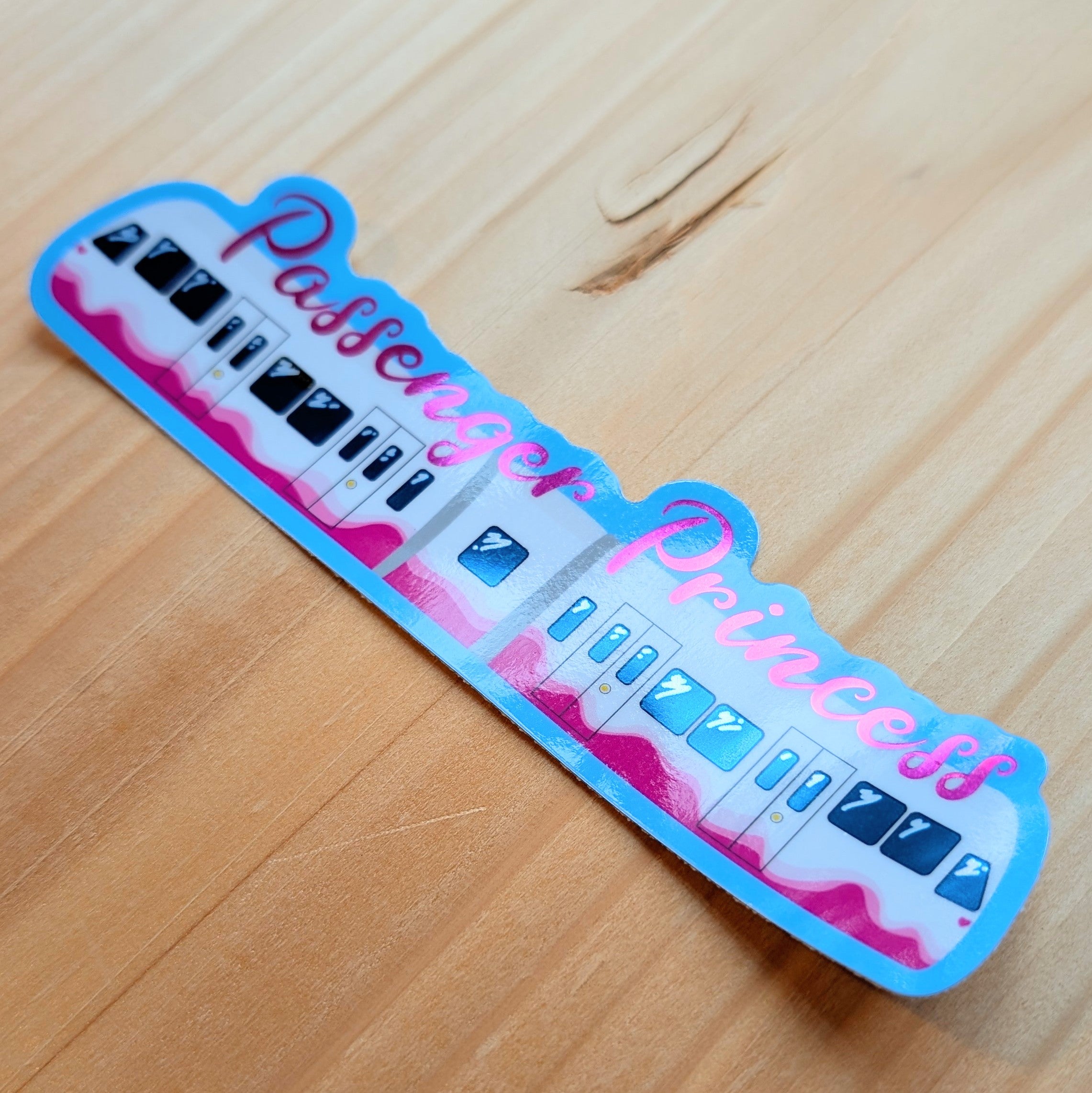 Passenger Princess Transit Vinyl Sticker