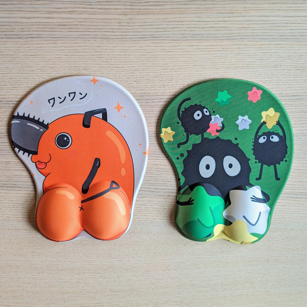 Ghibli Soot Sprite - 3D ergonomic mousepad image 4
