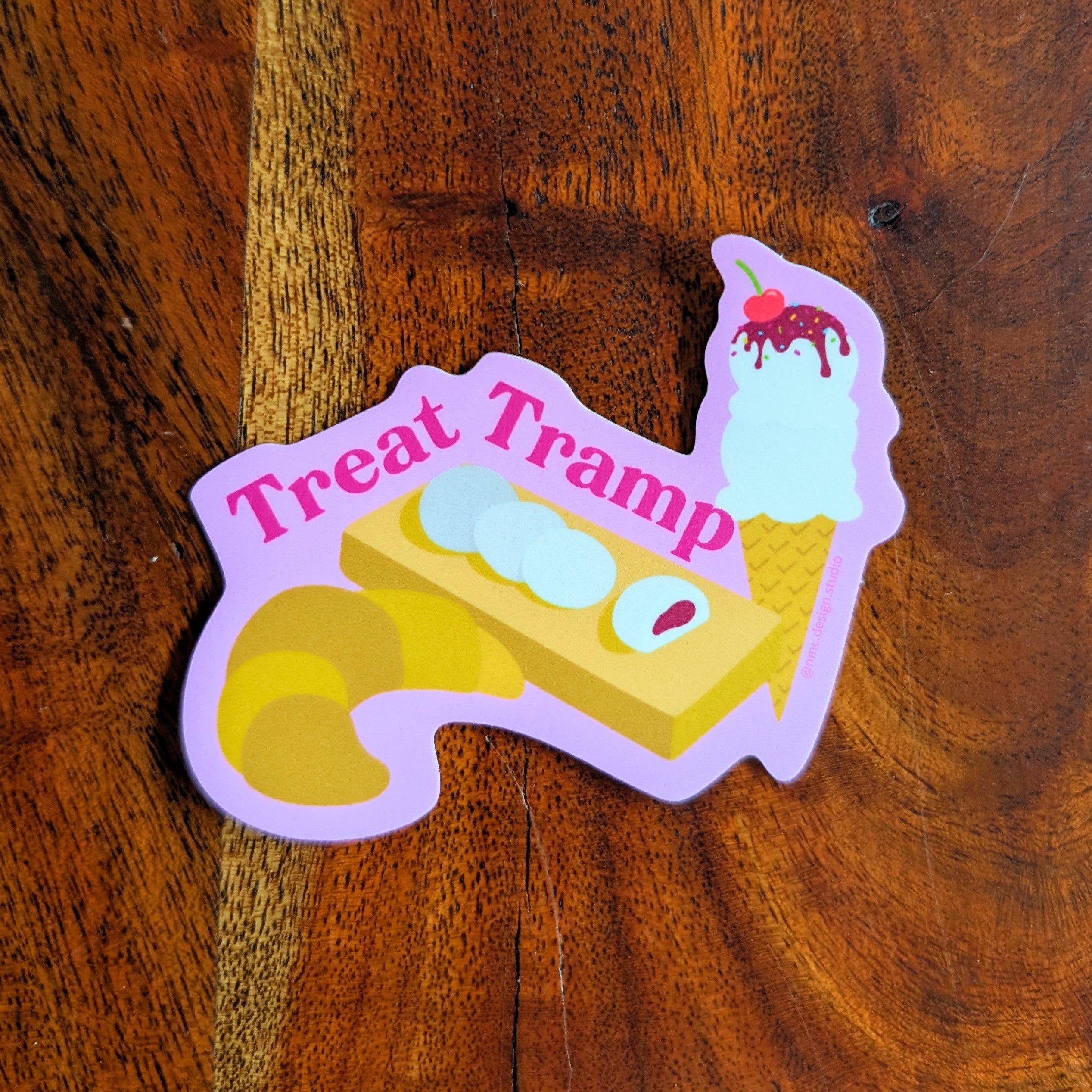 Treat Tramp - Vinyl Food Sticker image 1