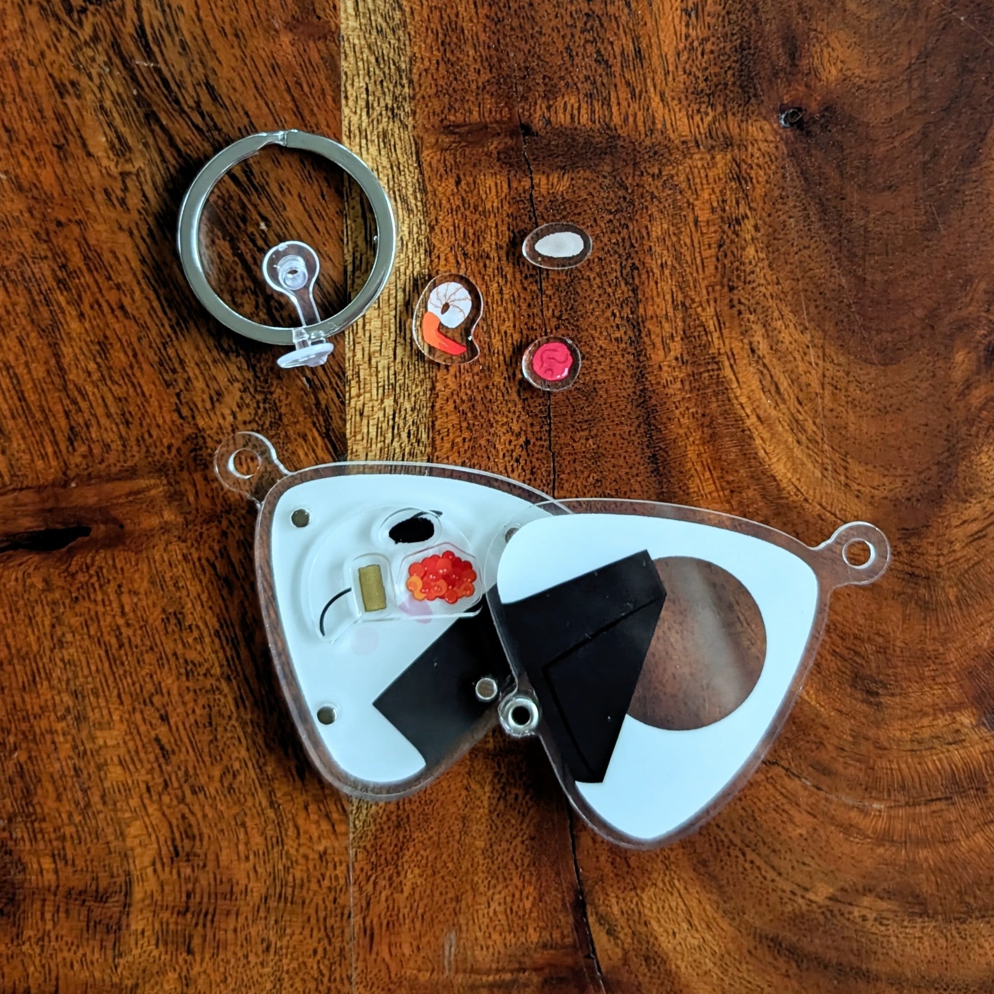 Rice Ball Customizable Shaker Keychain image 3