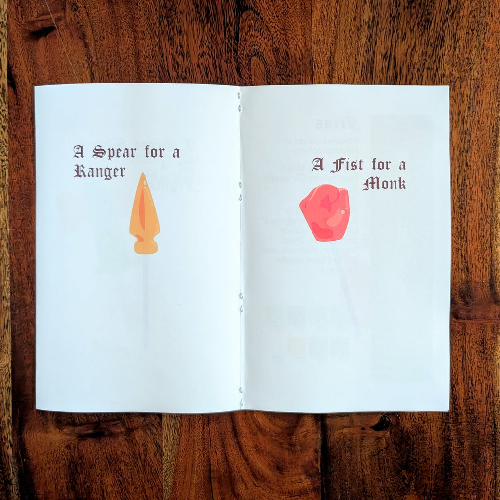 TTRPG Weapon Full Color Zine image 2