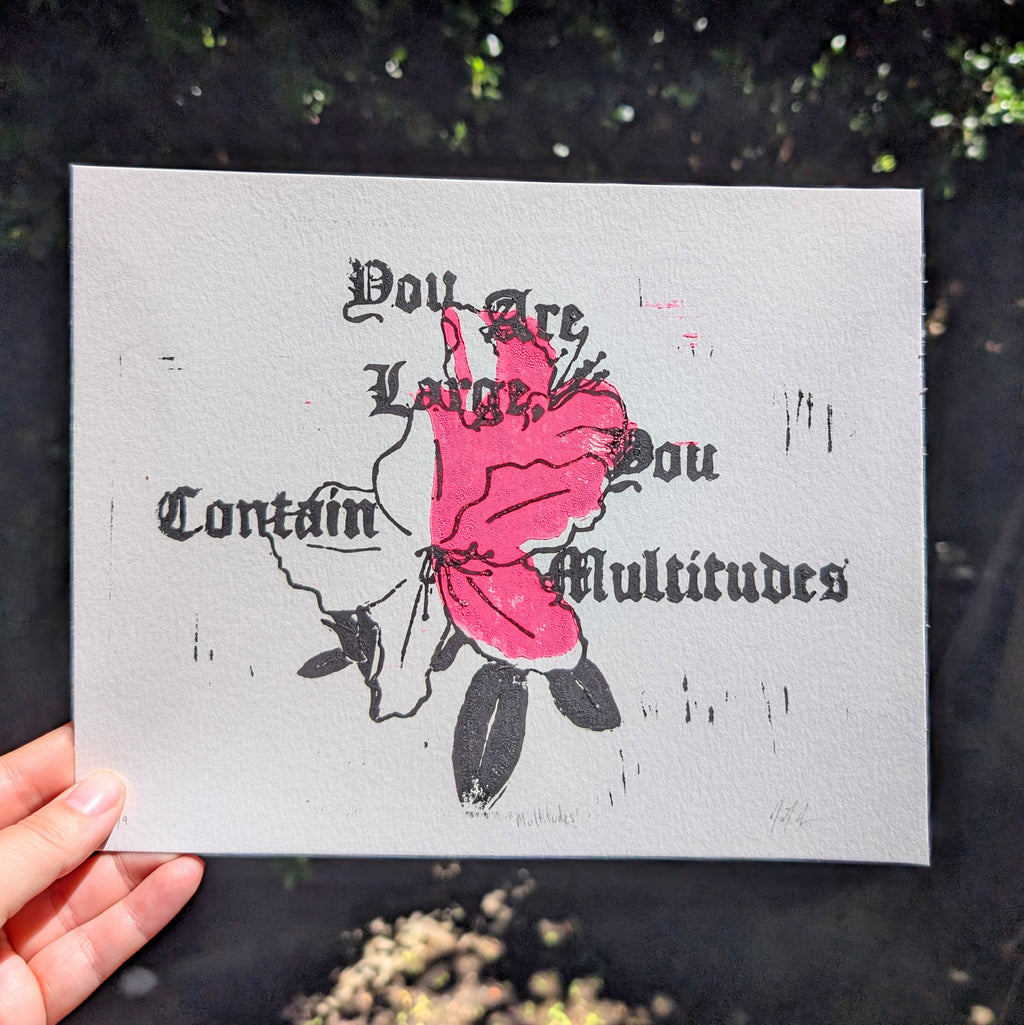 Multitudes Queer Block Print image 0