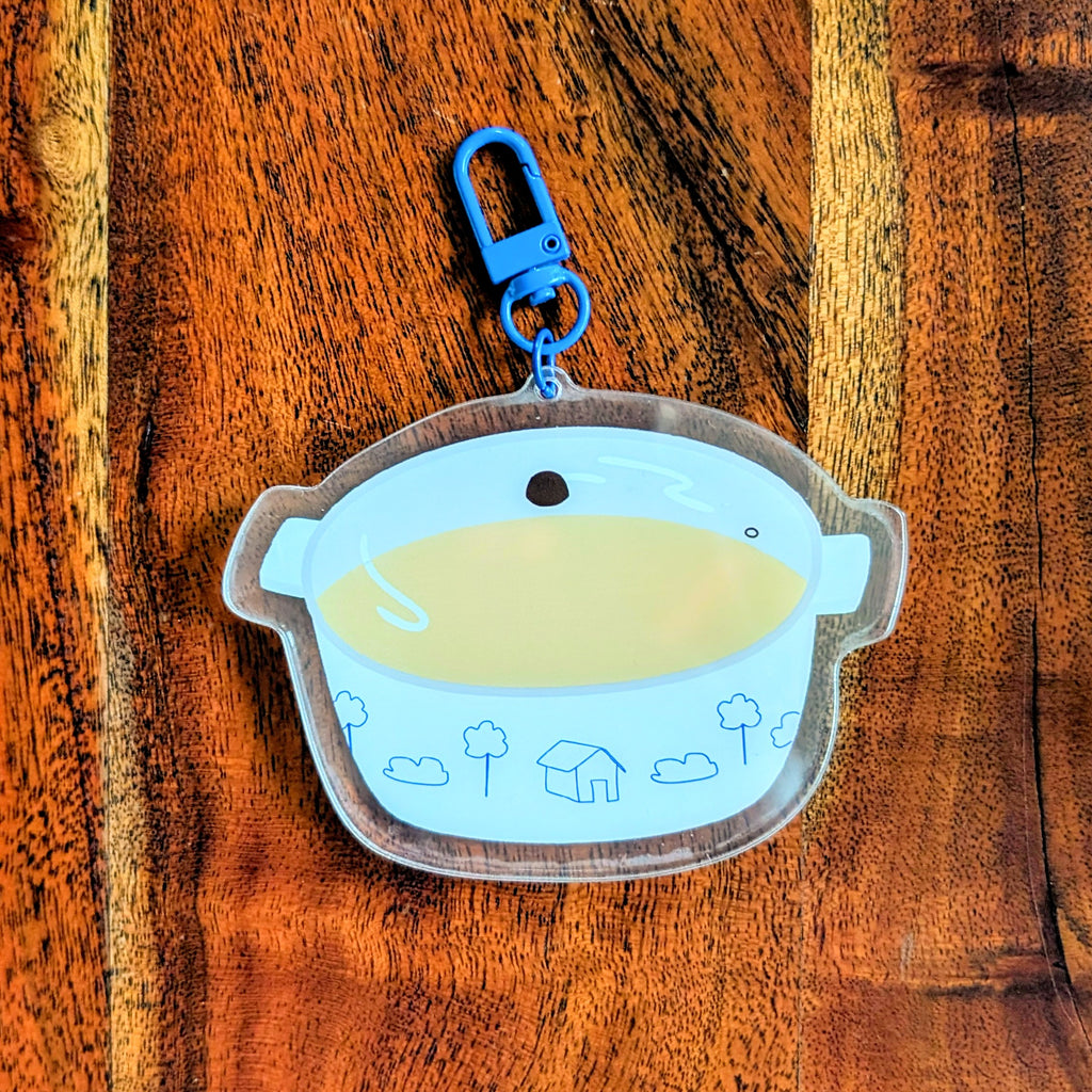 Hot Pot Acrylic Keychain - Shaker image 1