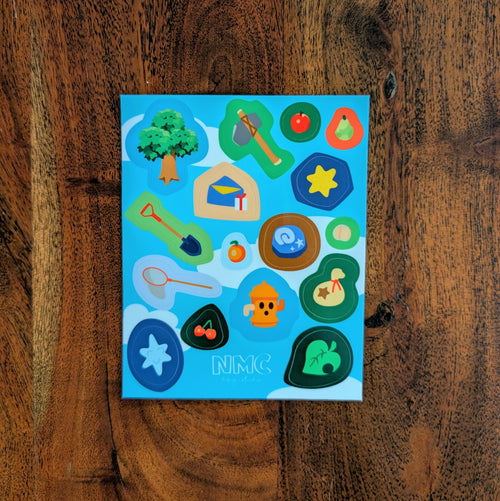 Animal Crosswalk Vinyl Trinket Sticker Sheet image 1