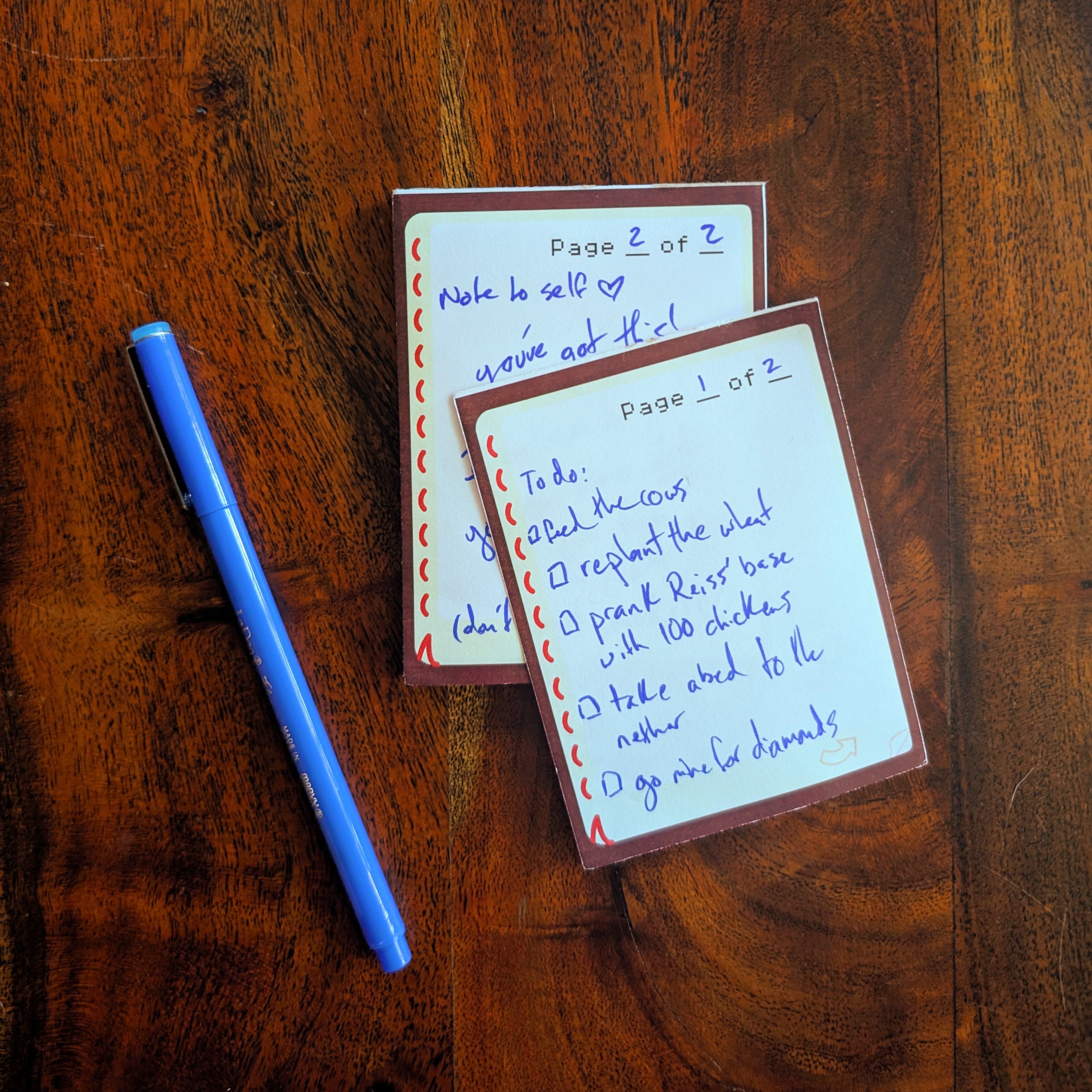 MineBlock Notepad image 2