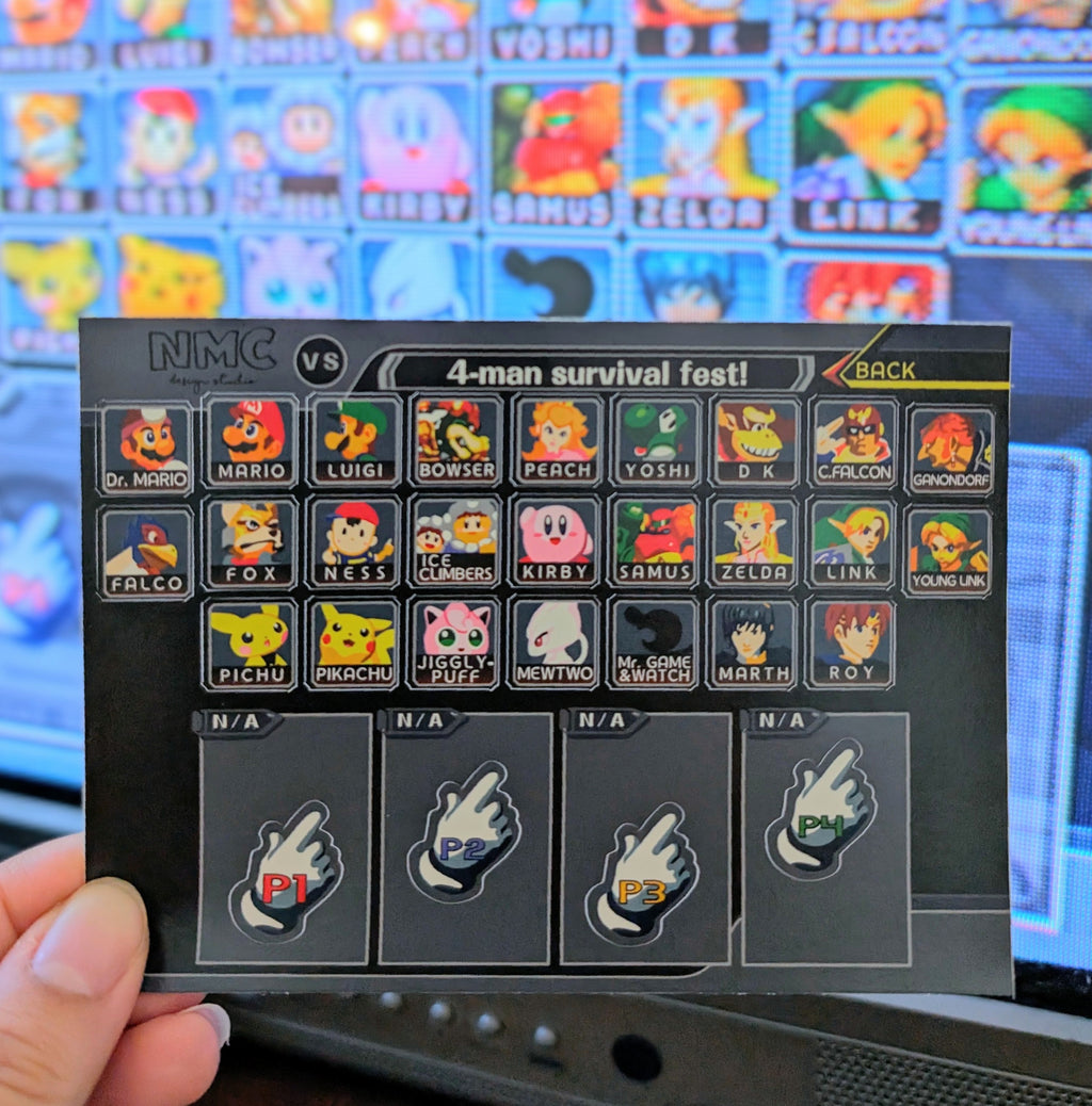 Choose Your Character! Sticker Sheet image 0